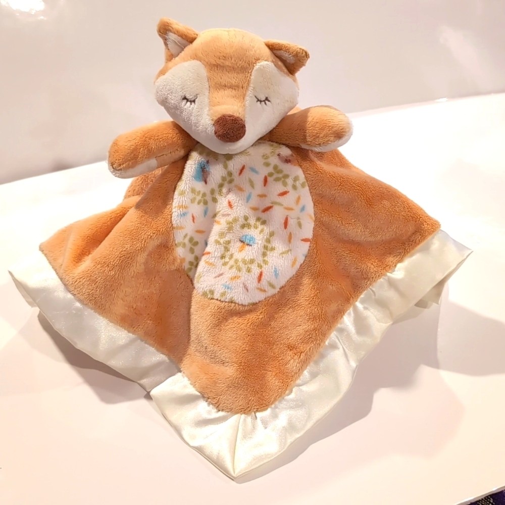 Douglas Baby Orange Fox Security Blanket Lovey
